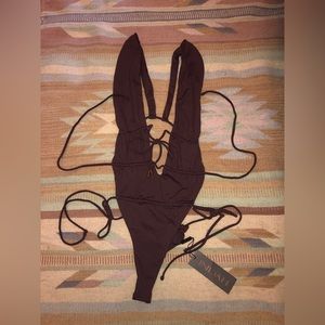 Indah “HEART OF GOLD ONE PIECE” bathing suit